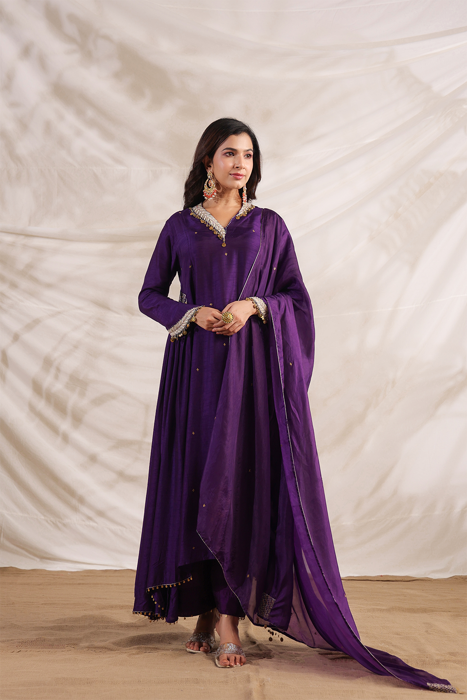 Pankh Anarkali Embroidered Kurta Set