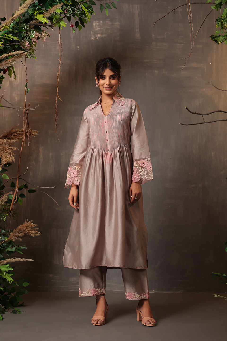 Gulshan Shibori Kurta Set