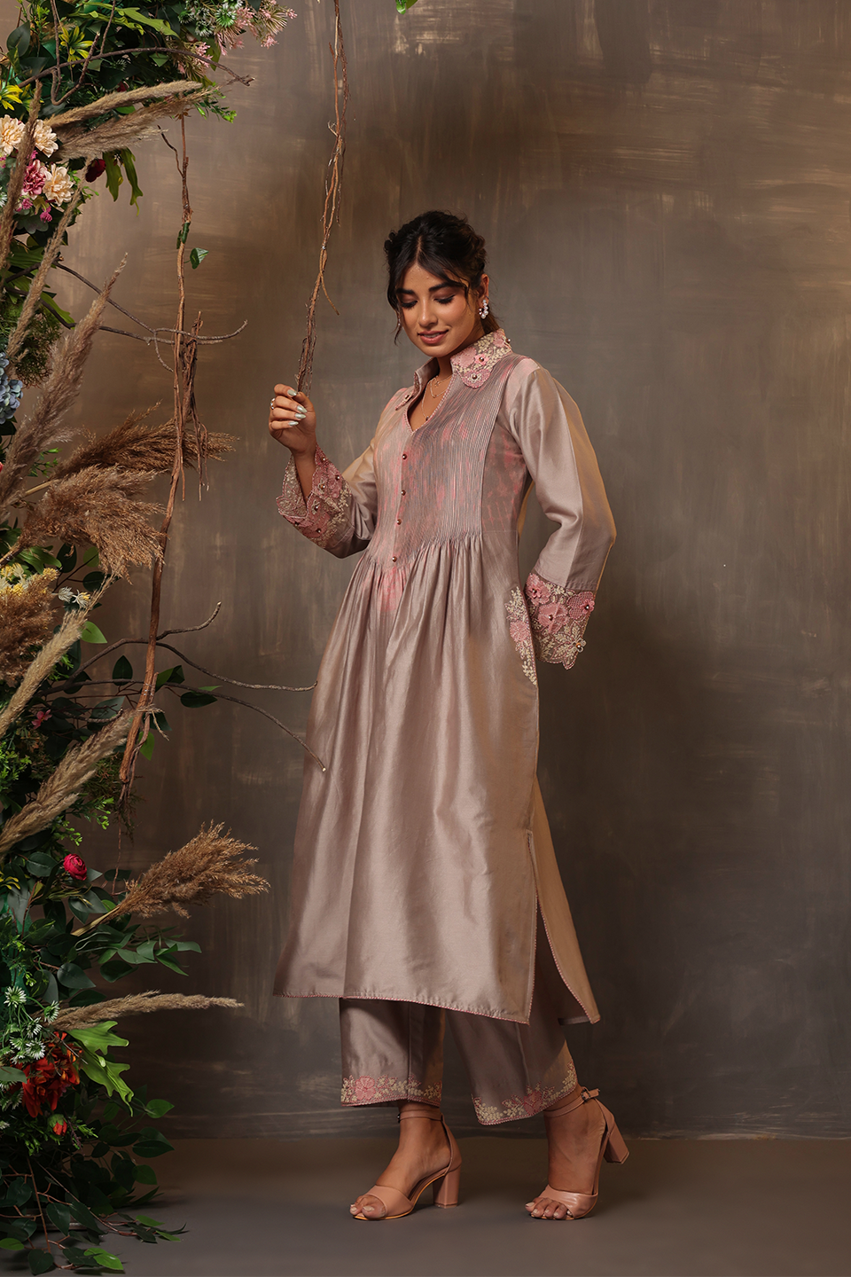 Gulshan Shibori Kurta Set