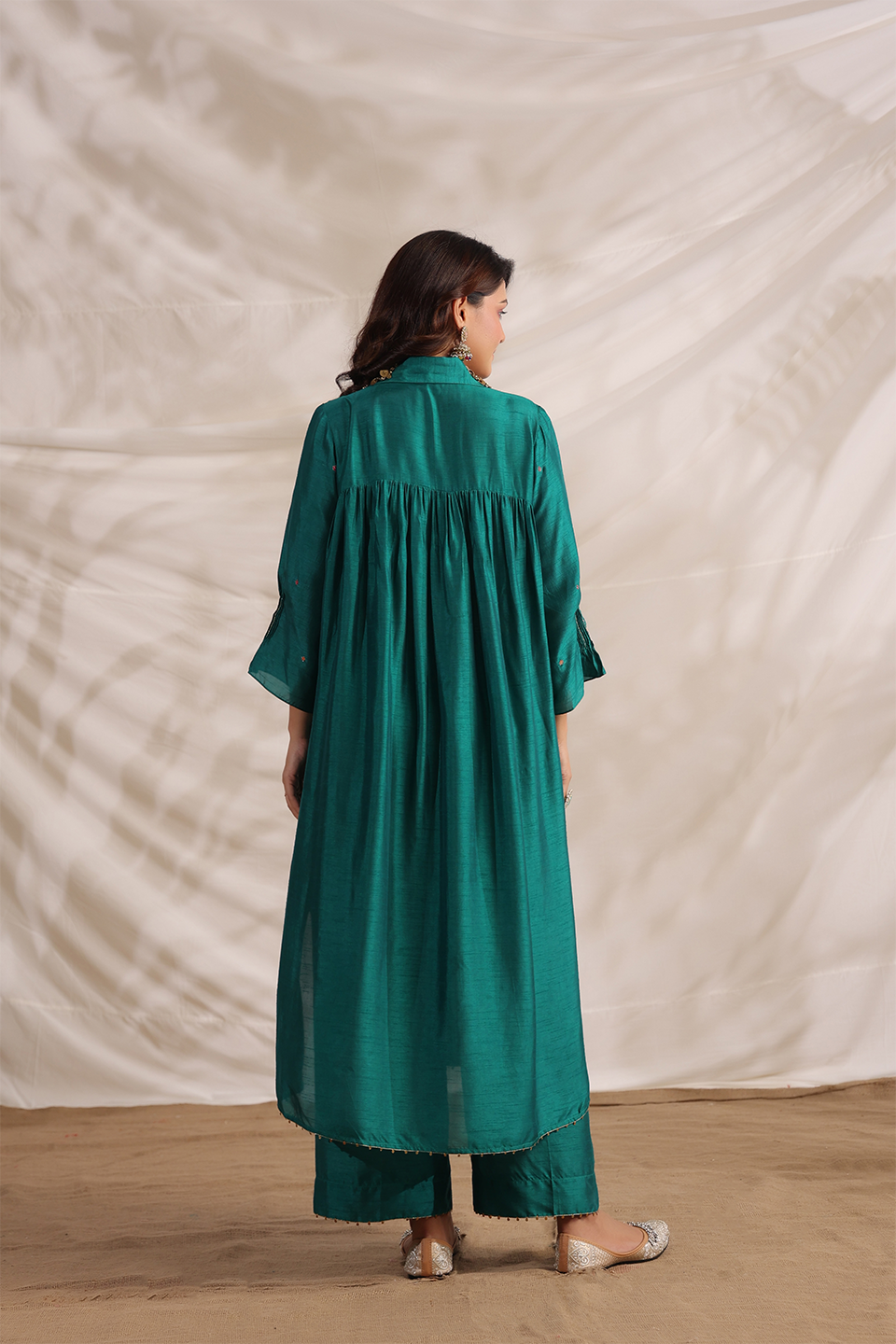 Pankh Pintuck Embroidered Kurta Set