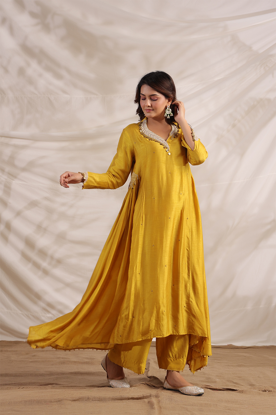 Pankh Anarkali Embroidered Kurta Set