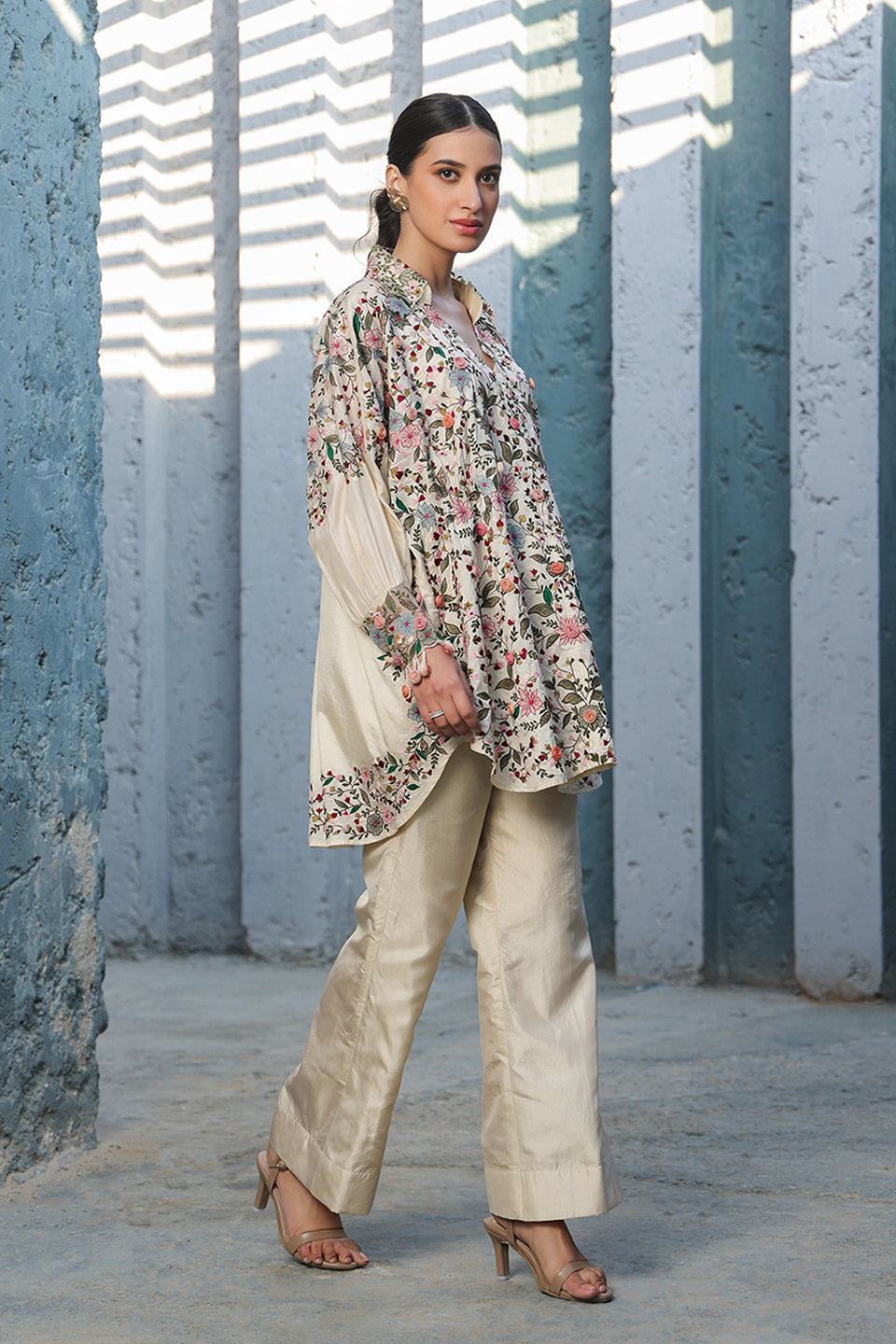 Ivory Orchid Heavy Co-ord Set