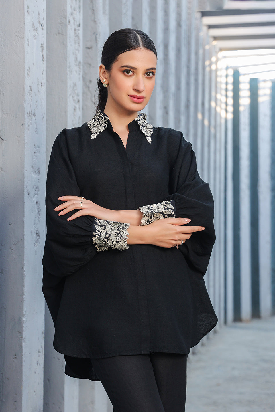 Black Orchid Cuff Co-ord Set