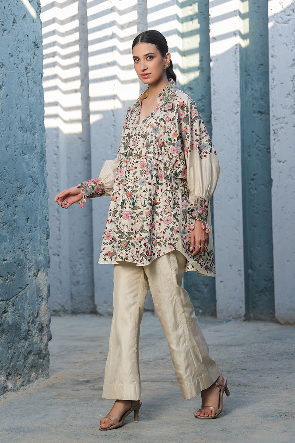 Ivory Orchid Heavy Co-ord Set