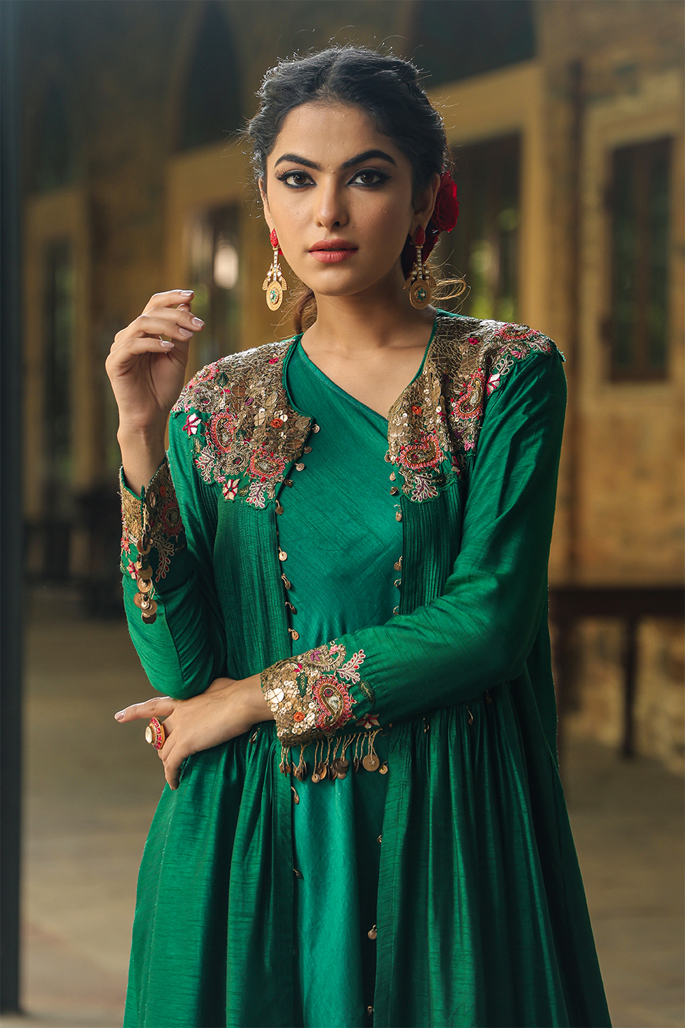 Zardozi Paisley Jacket Style