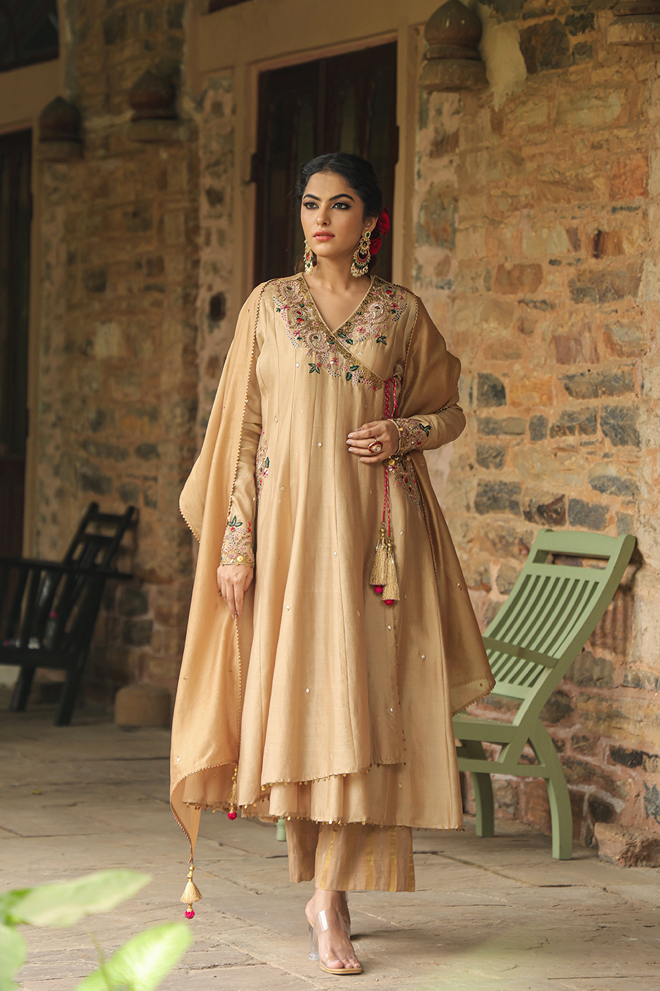 Zardozi Paisley Anarkali