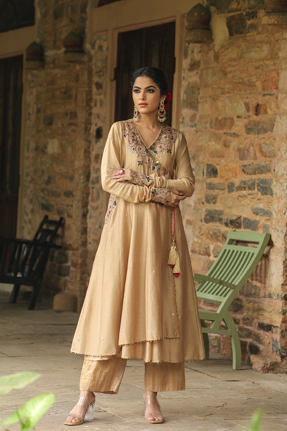 Zardozi Paisley Anarkali