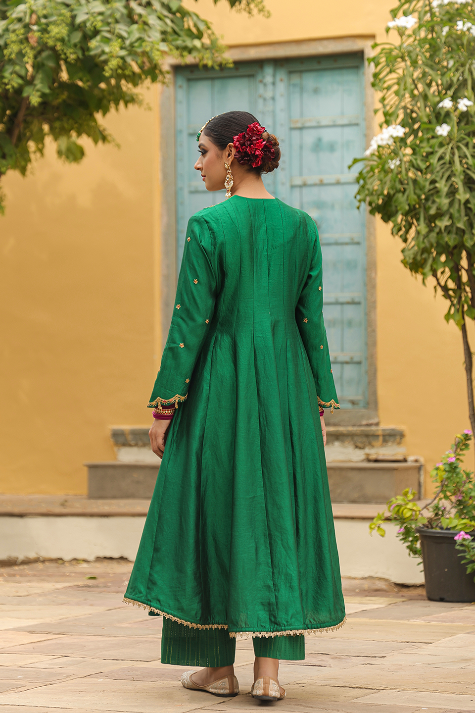 Bird Embroidered Frockstyle