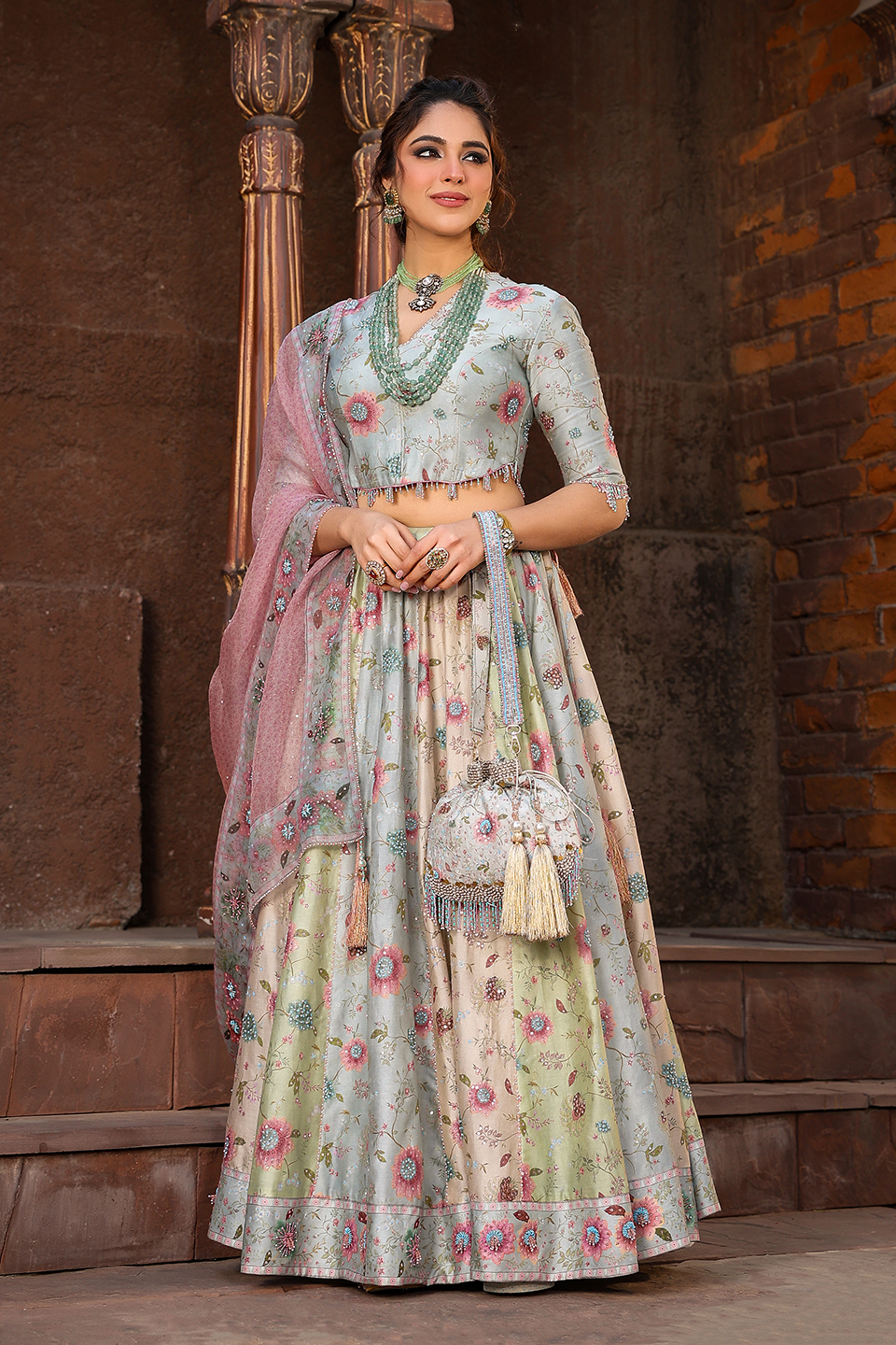 Mughal Sorbet Lehenga