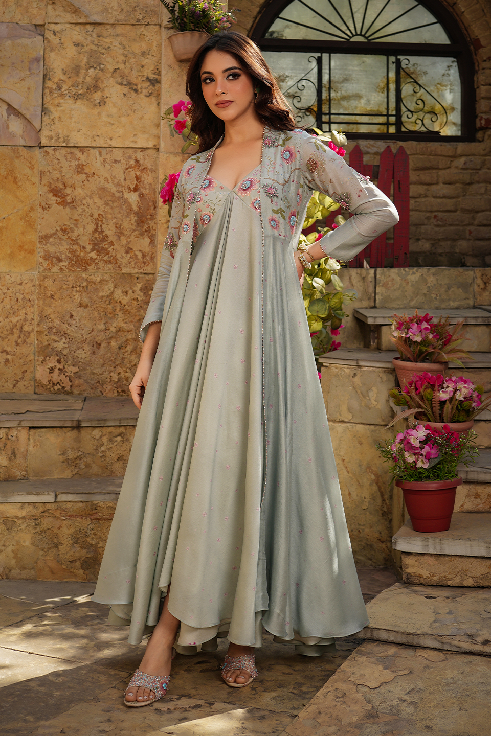Mughal Jacket Set