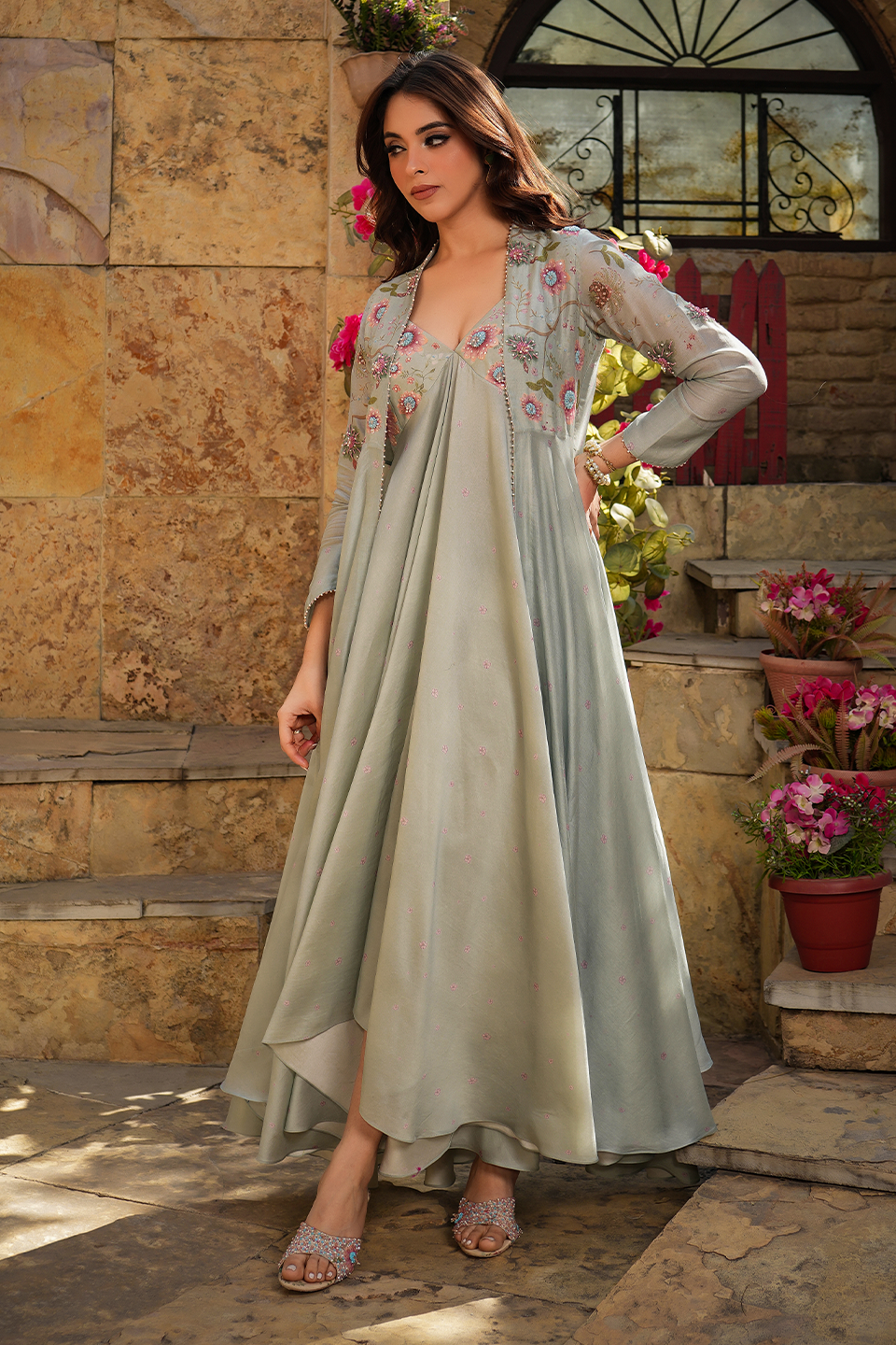 Mughal Jacket Set