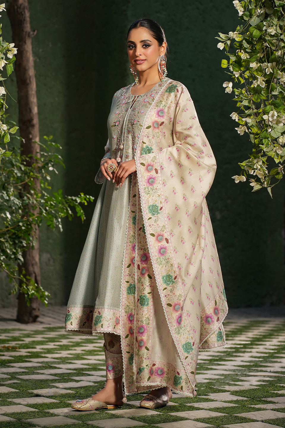 Mughal Heer Kalidar Set