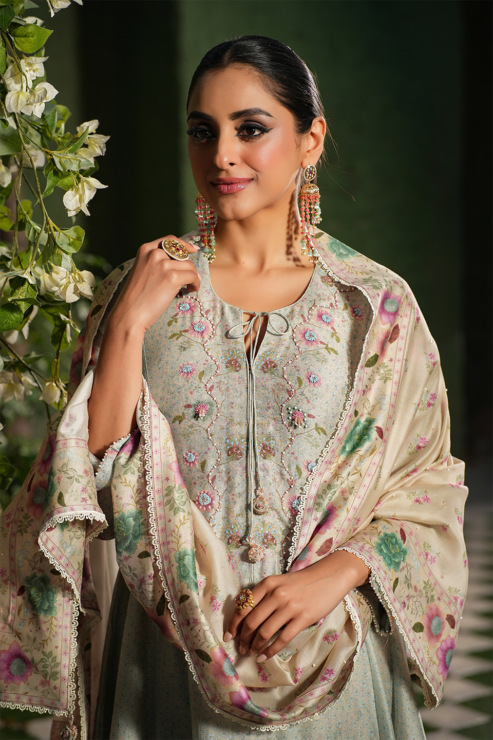Mughal Heer Kalidar Set