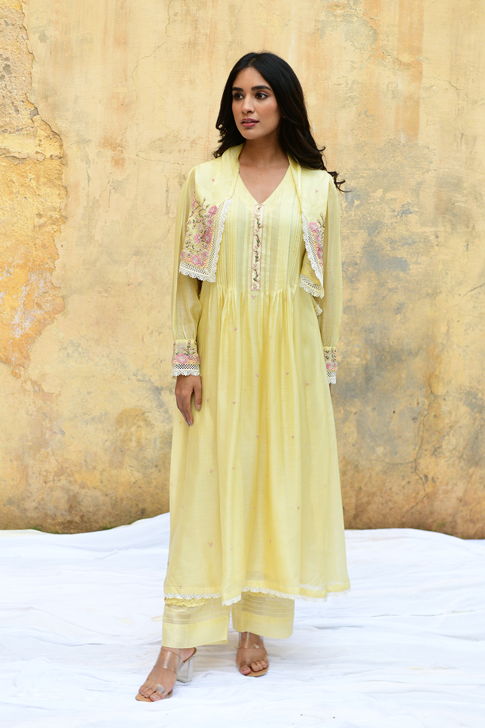 Lemon Yellow Mystic Knot Jacket Style