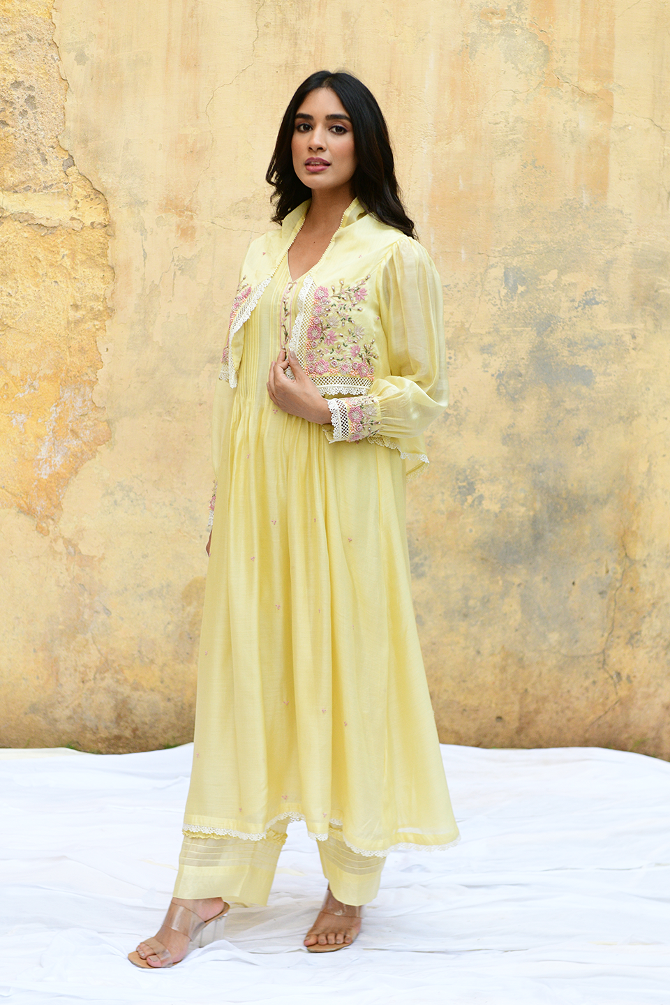 Lemon Yellow Mystic Knot Jacket Style