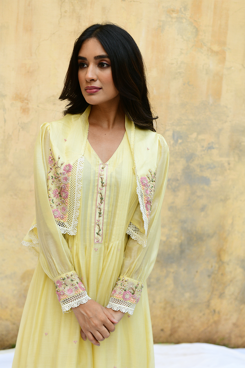 Lemon Yellow Mystic Knot Jacket Style