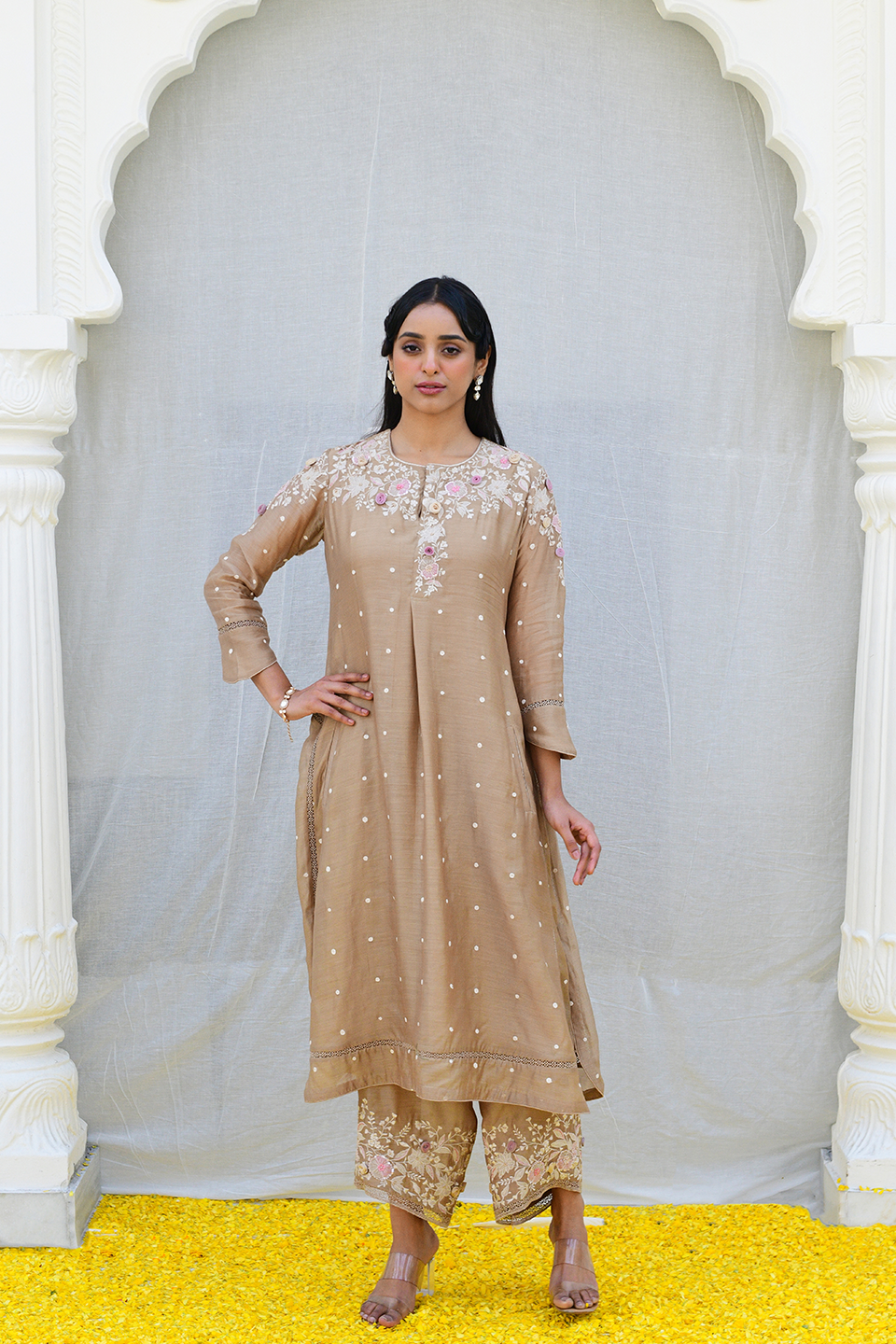 Ivory Light Long Kurta