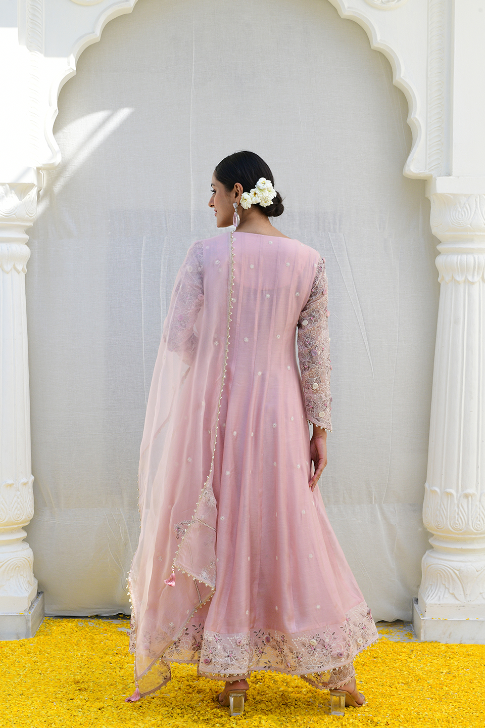 Pink Reef Anarkali