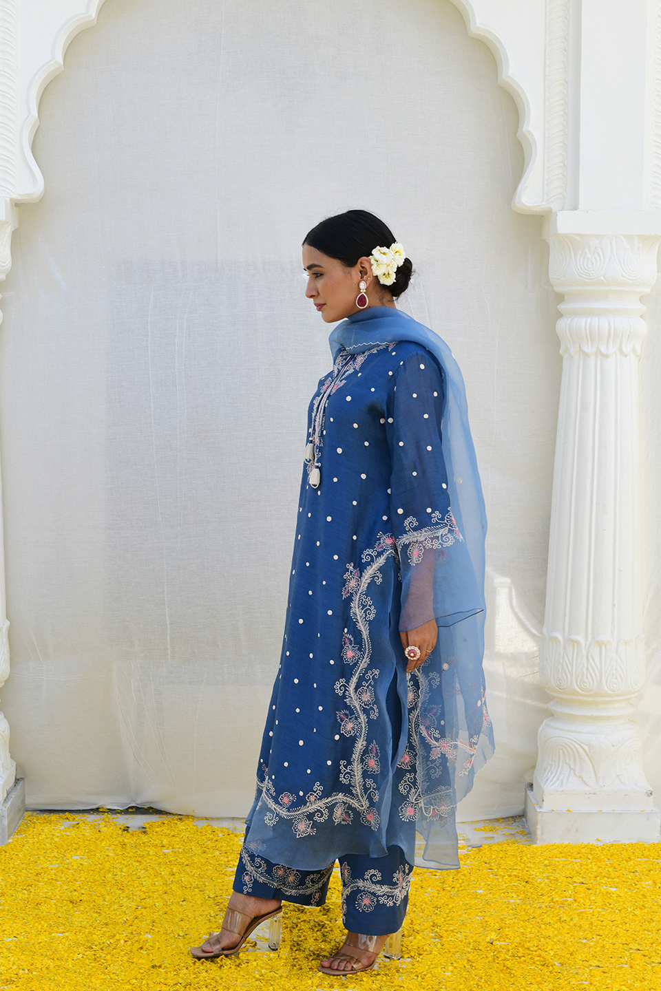 Jean Blue Reef Long Kurta