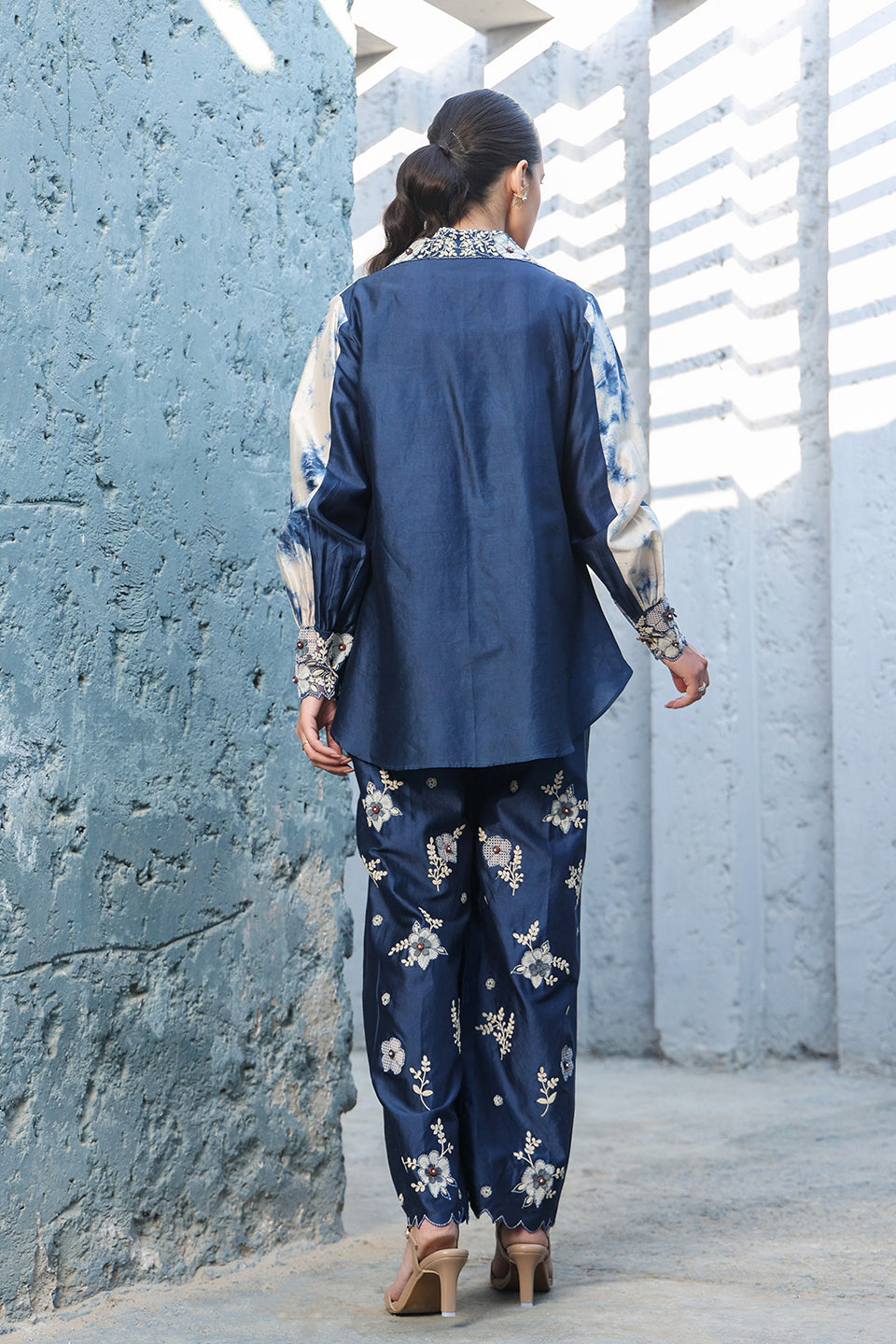 Blue Gulshan Shibori Shirt