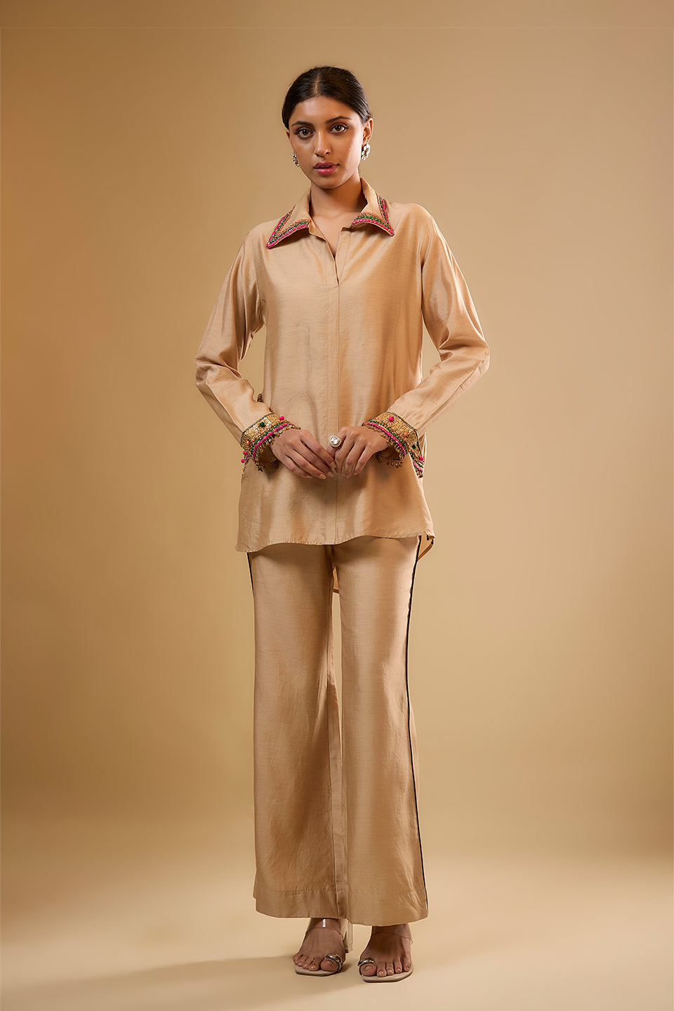 Nazakat Ivory Co-ord Set