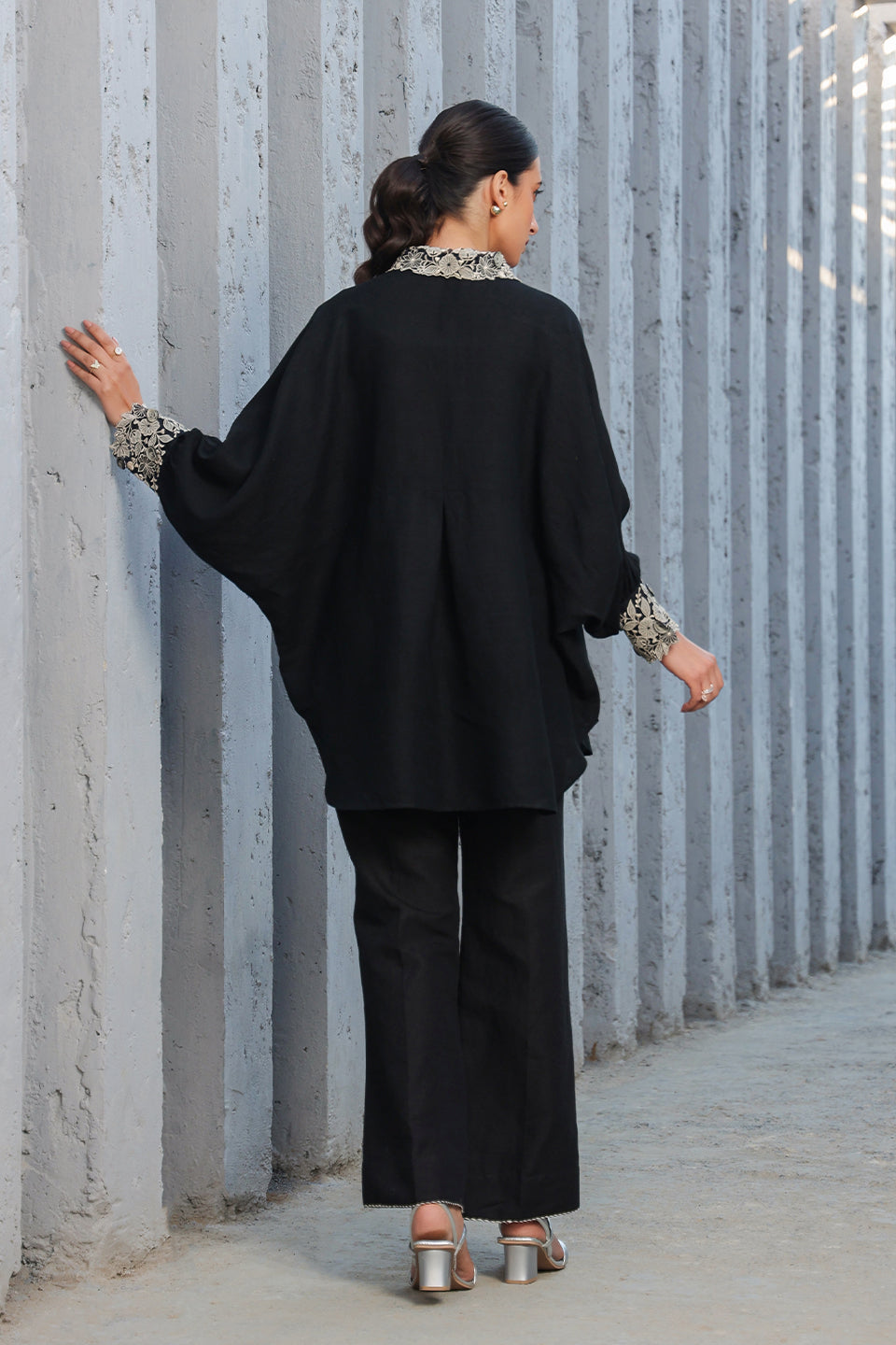 Black Orchid Cuff Shirt