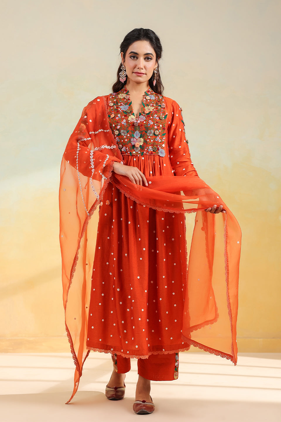 Orange Orchid Frockstyle
