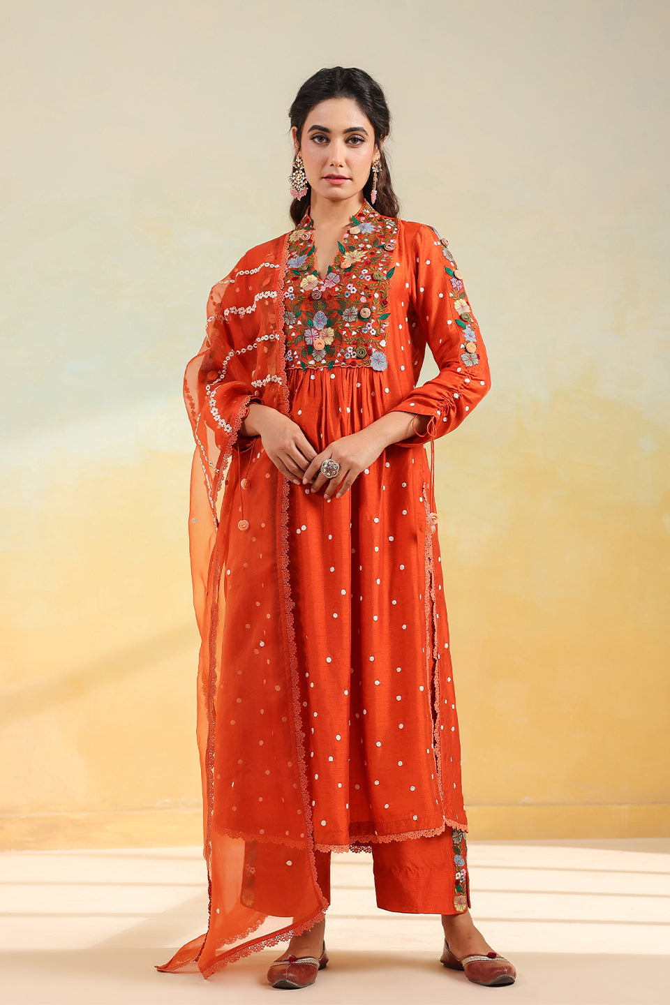 Orange Orchid Frockstyle