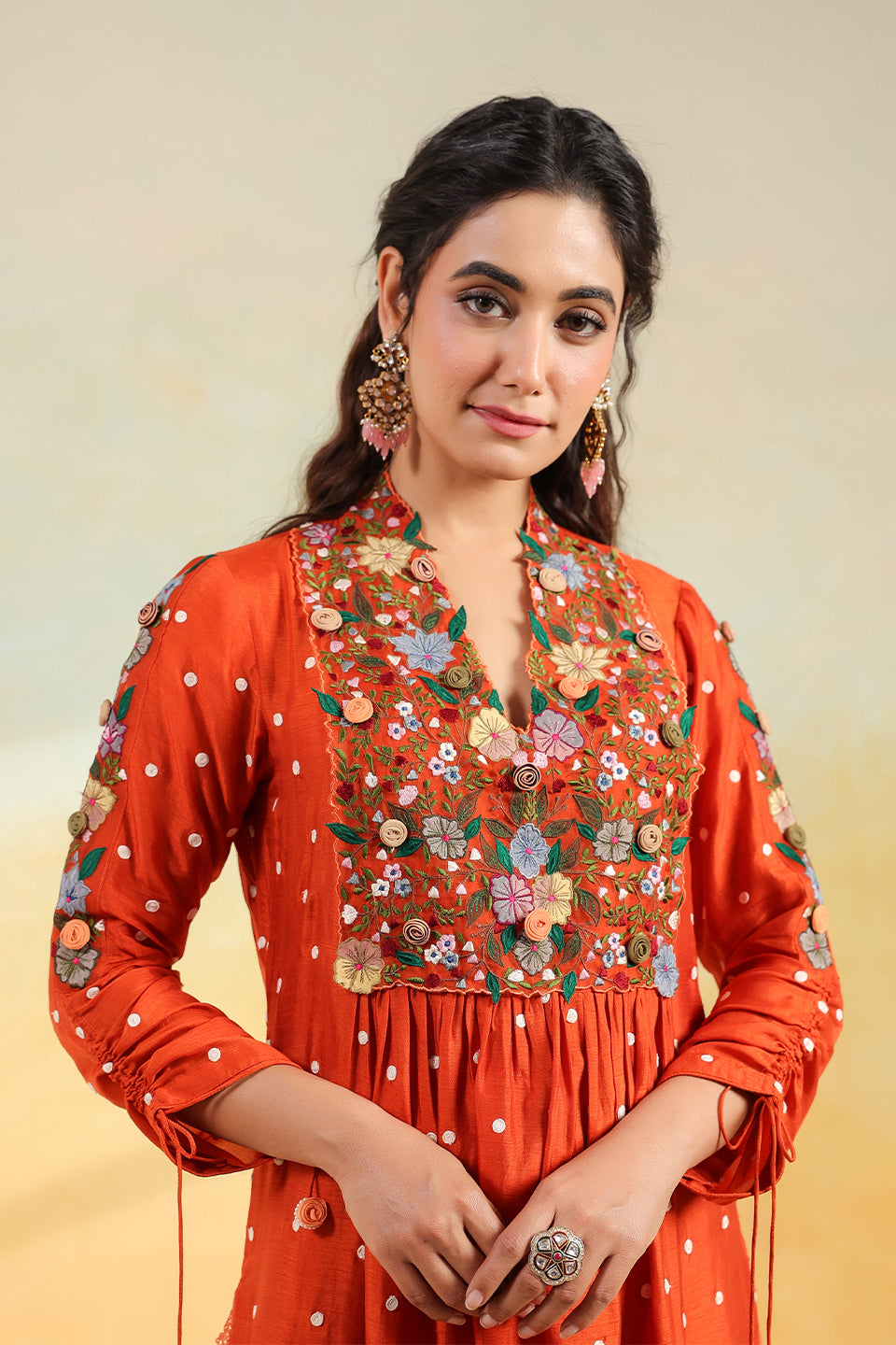 Orange Orchid Frockstyle