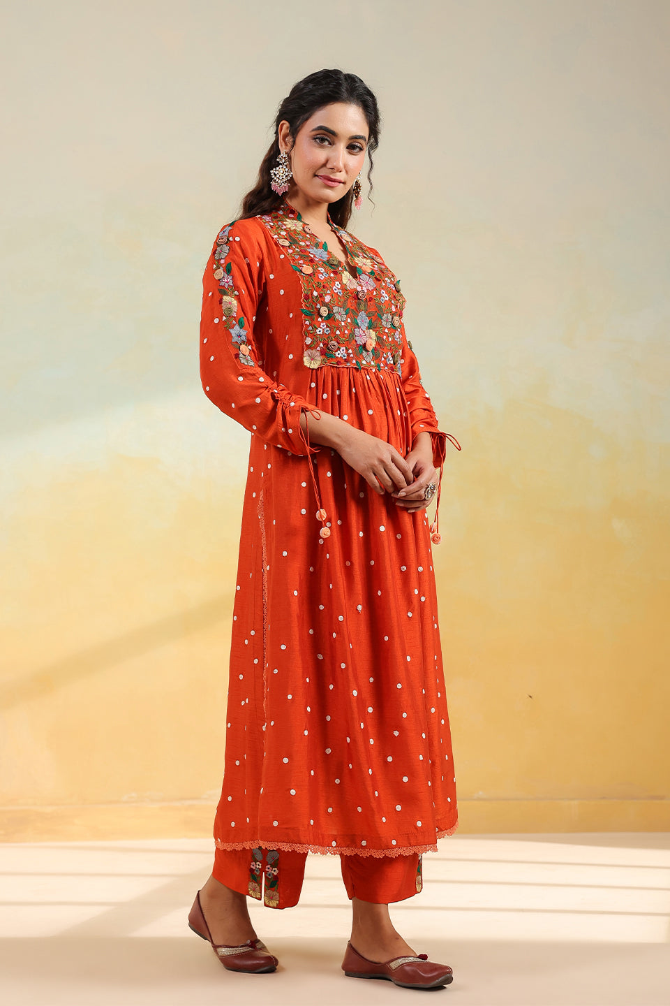 Orange Orchid Frockstyle