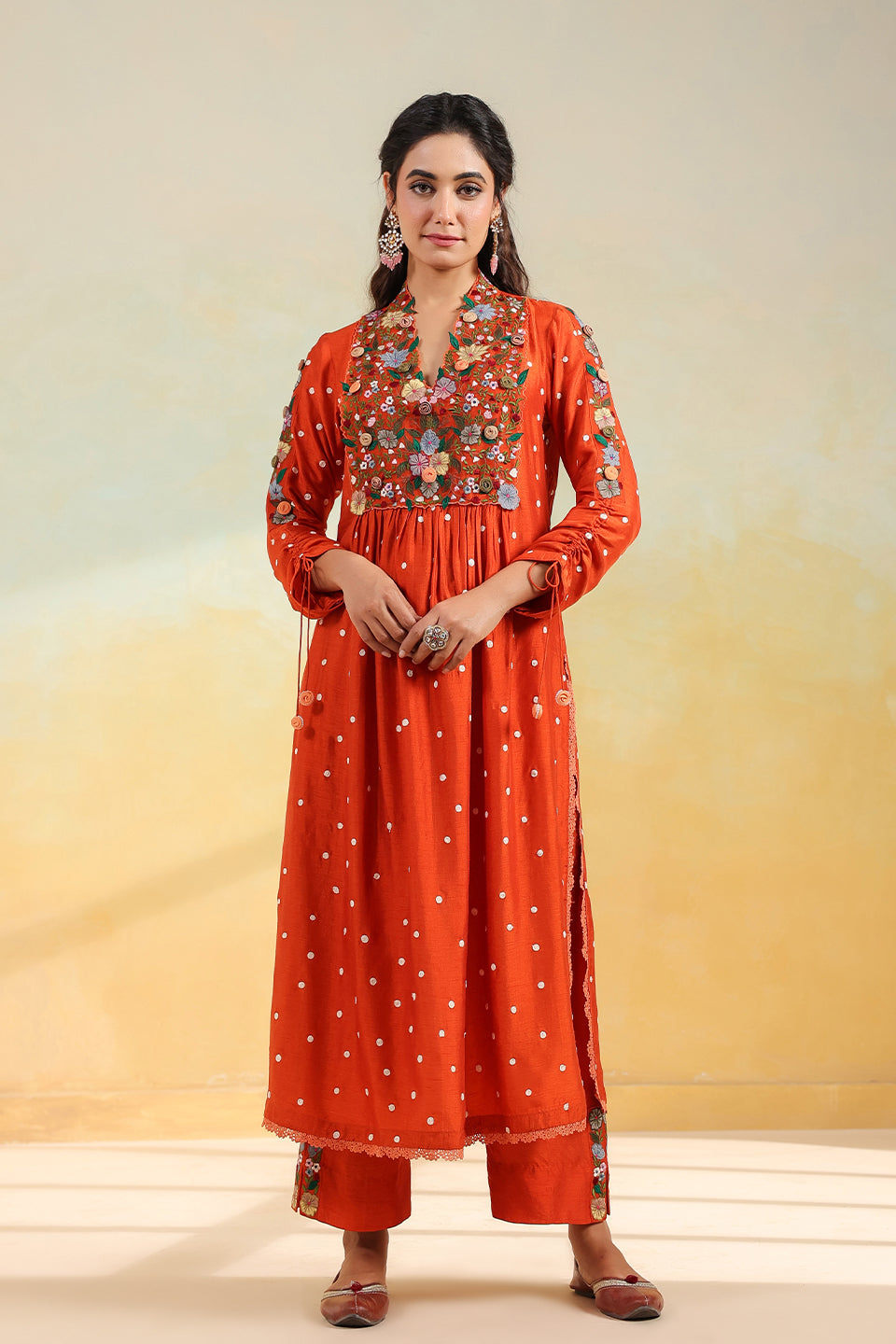 Orange Orchid Frockstyle