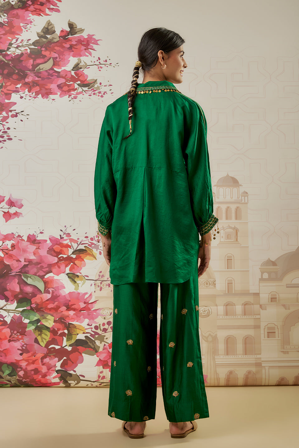 Riwayat Emerald Green Cord Set