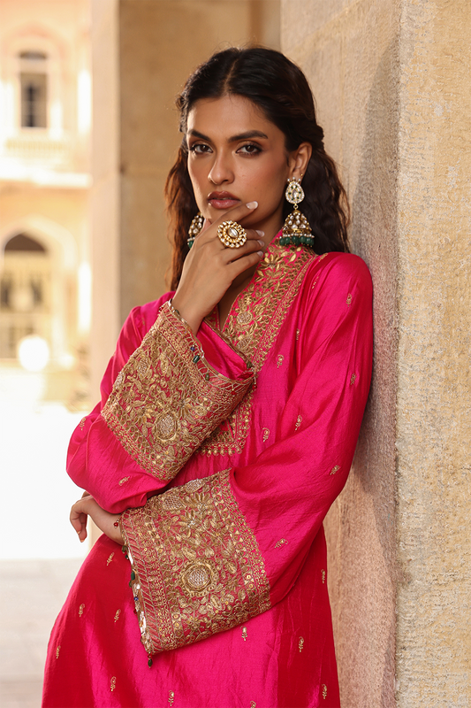 Riwayat Stand Collar Kurta Set