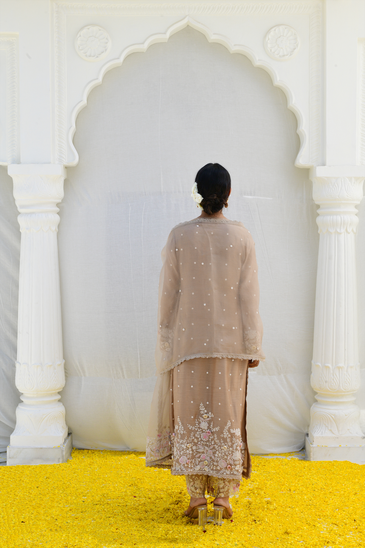 Ivory Heavy Long Kurta