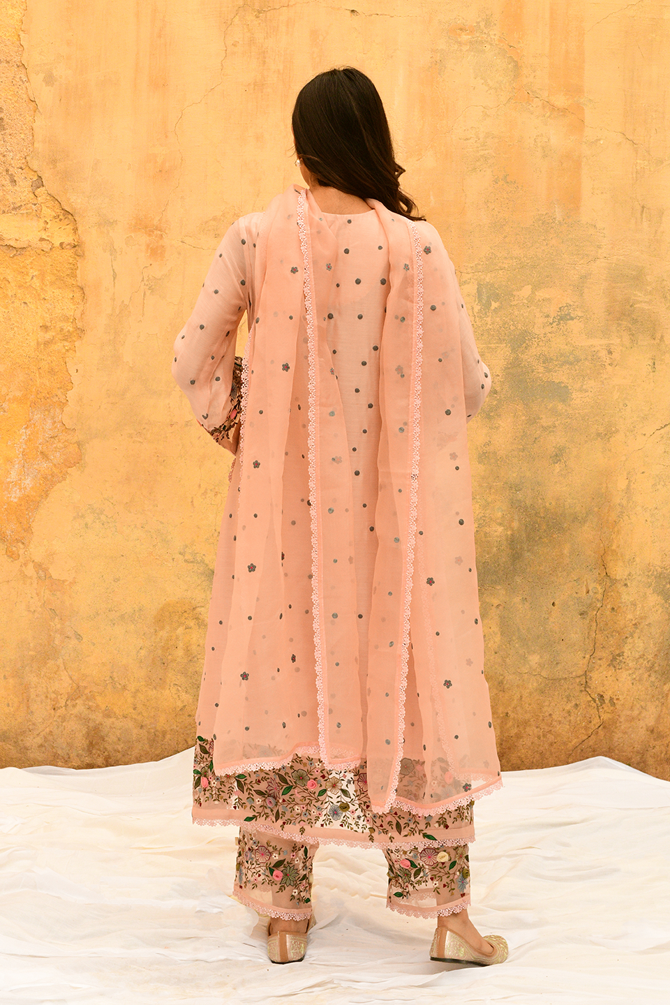 Pink Orchid Long Kurta