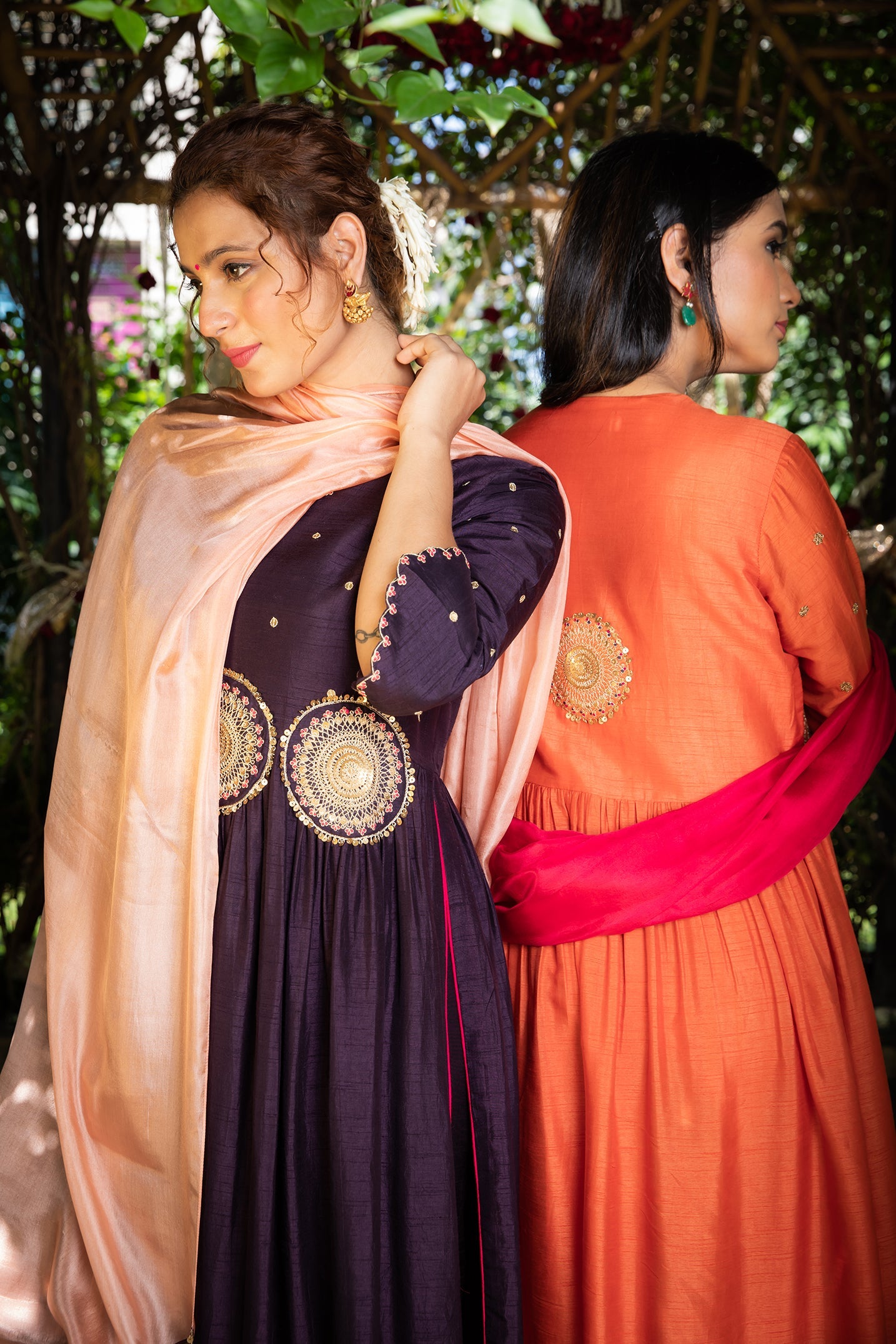 Purple Mandala Kurta Set