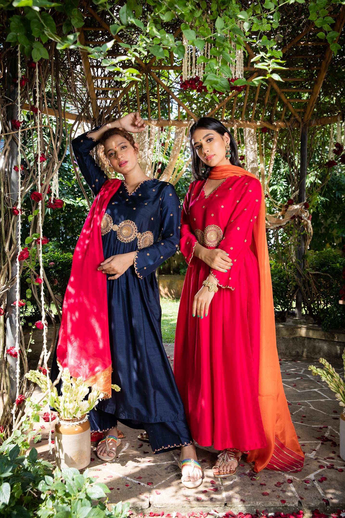 Pink Mandala Kurta Set
