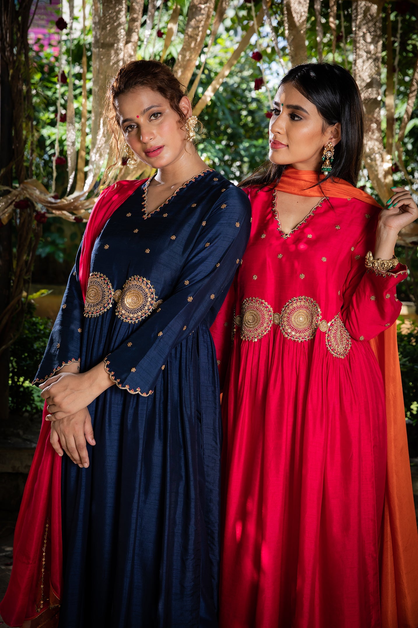 Pink Mandala Kurta Set