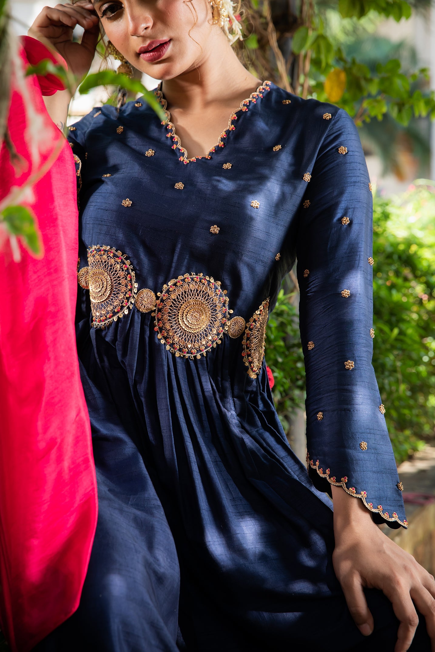 Blue Mandala Kurta Set