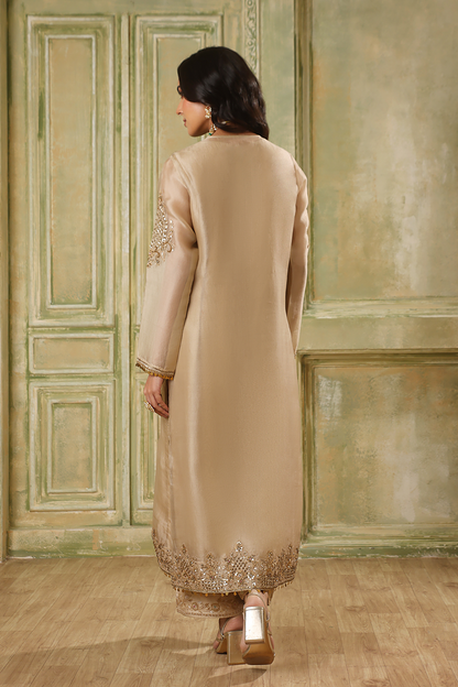 Zar:Rang Ivory Straight Kurta Set