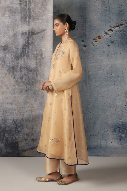 Zar:Rang Ivory Phool Kurta Set