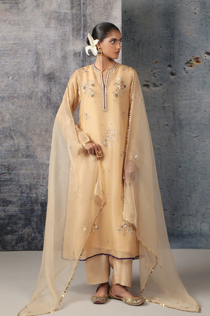 Zar:Rang Ivory Phool Kurta Set