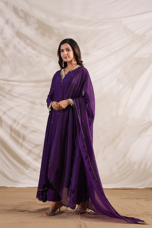 Pankh Anarkali Embroidered Kurta Set