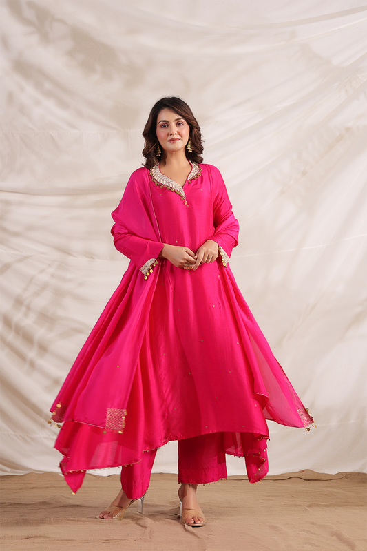 Pankh Anarkali Embroidered Kurta Set