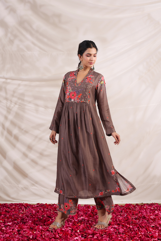 Bahaar Frockstyle Kurta Set