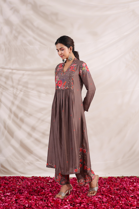 Bahaar Frockstyle Kurta Set