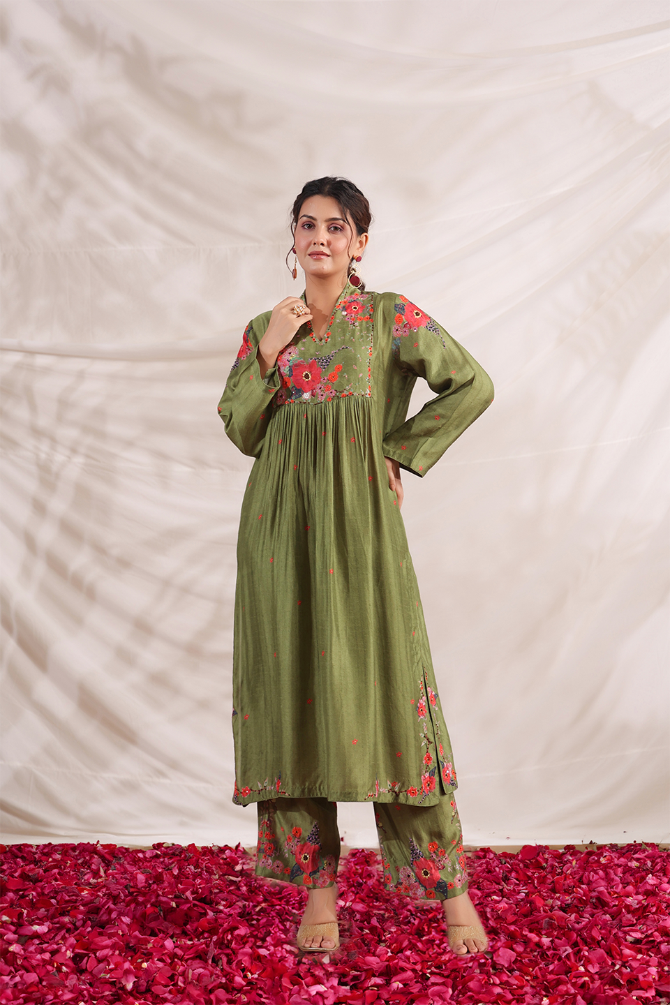 Bahaar Frockstyle Kurta Set