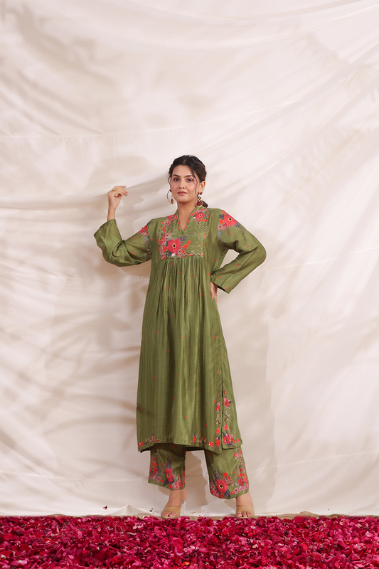 Bahaar Frockstyle Kurta Set