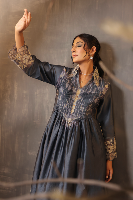 Gulshan Shibori Kurta Set