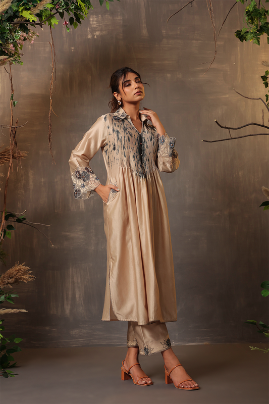 Gulshan Shibori Kurta Set